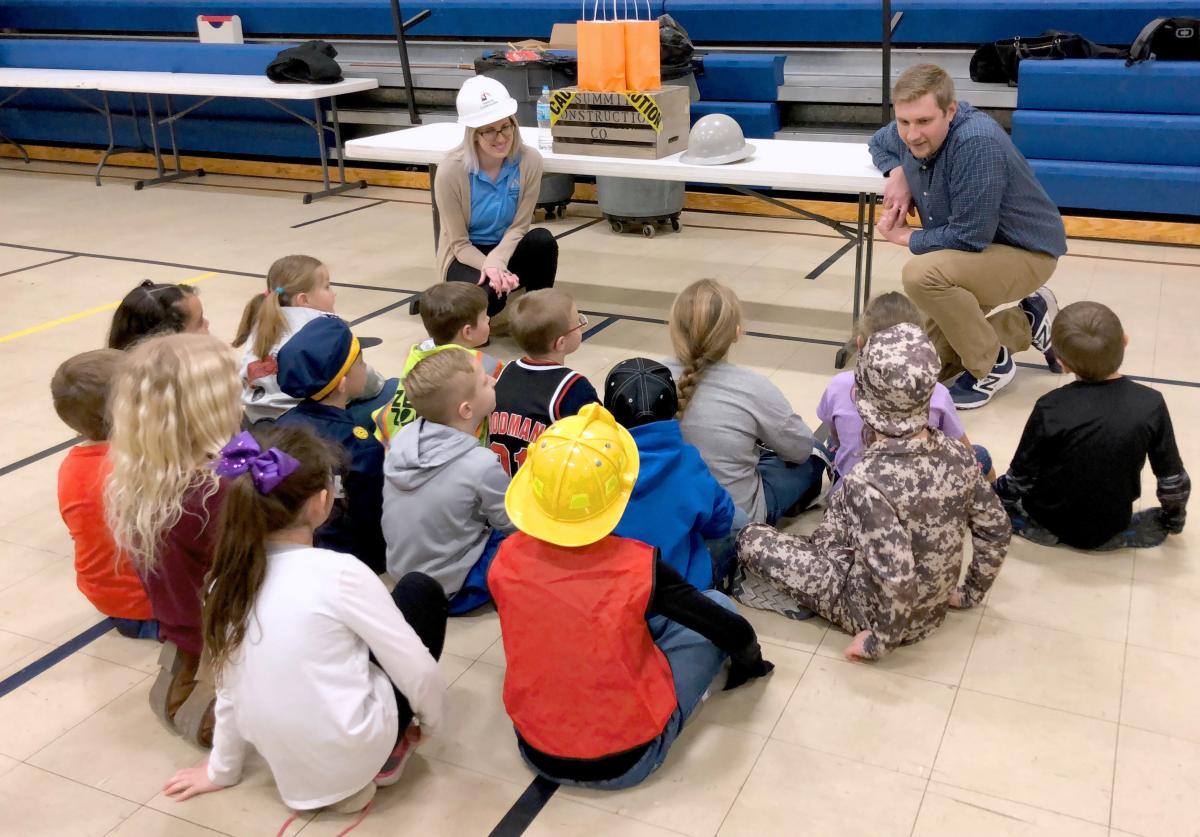 Summit gives back at Enon Primary Career Day Summit Construction